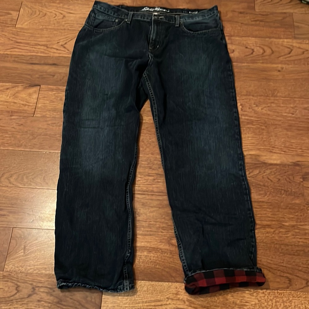 Mens EDDIE BAUER relaxed fit insulated pants size 38x32